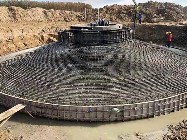 嶺縣龍鳳湖200MW風電制氫示范項目二期道路、風機基礎、箱變基礎及風機平臺施工